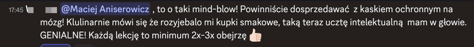 komentarz z Discorda