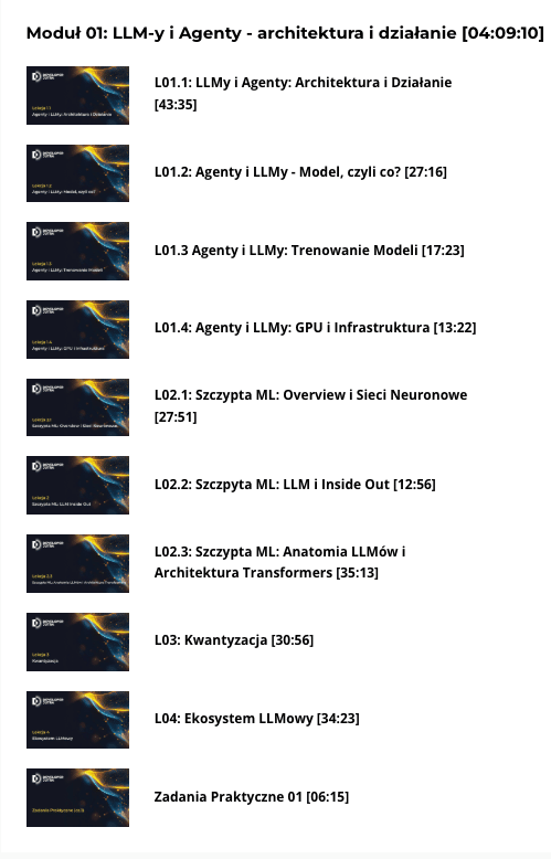 Lekcje z tygodnia 01