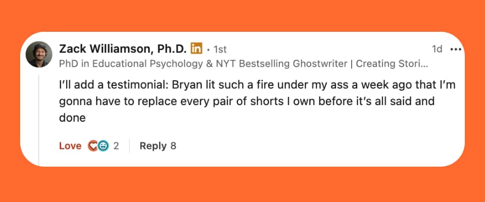 Quote from zack williamson, PhD