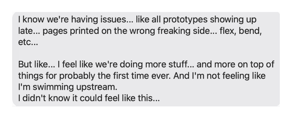 Quote from stephanie scheller of grow disrupt. 