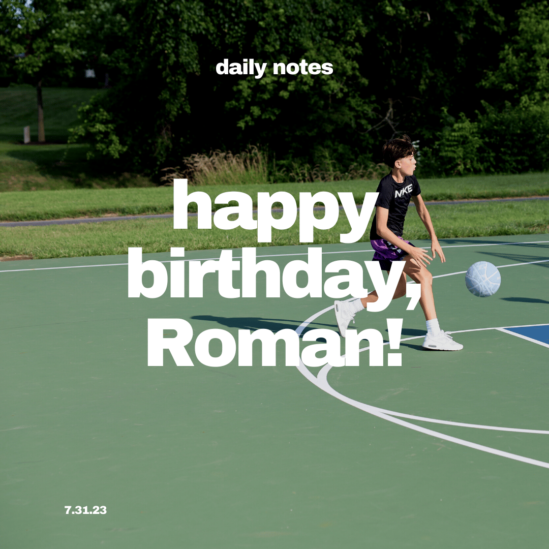 Happy Birthday, Roman!