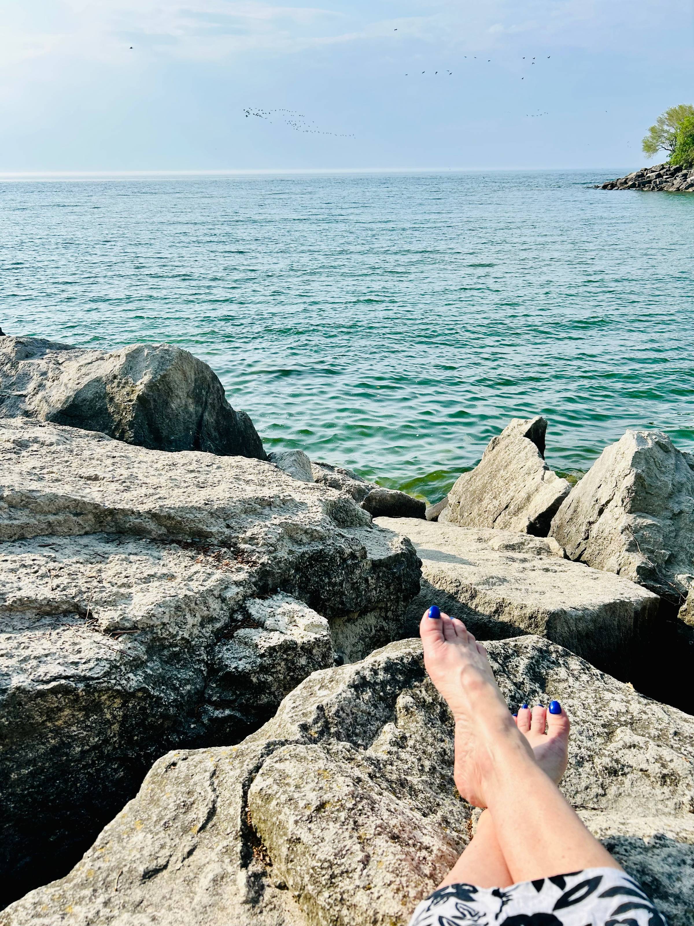 From the rock. Where I remember how big life can be — if I let it.