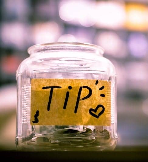 clear glass jar
