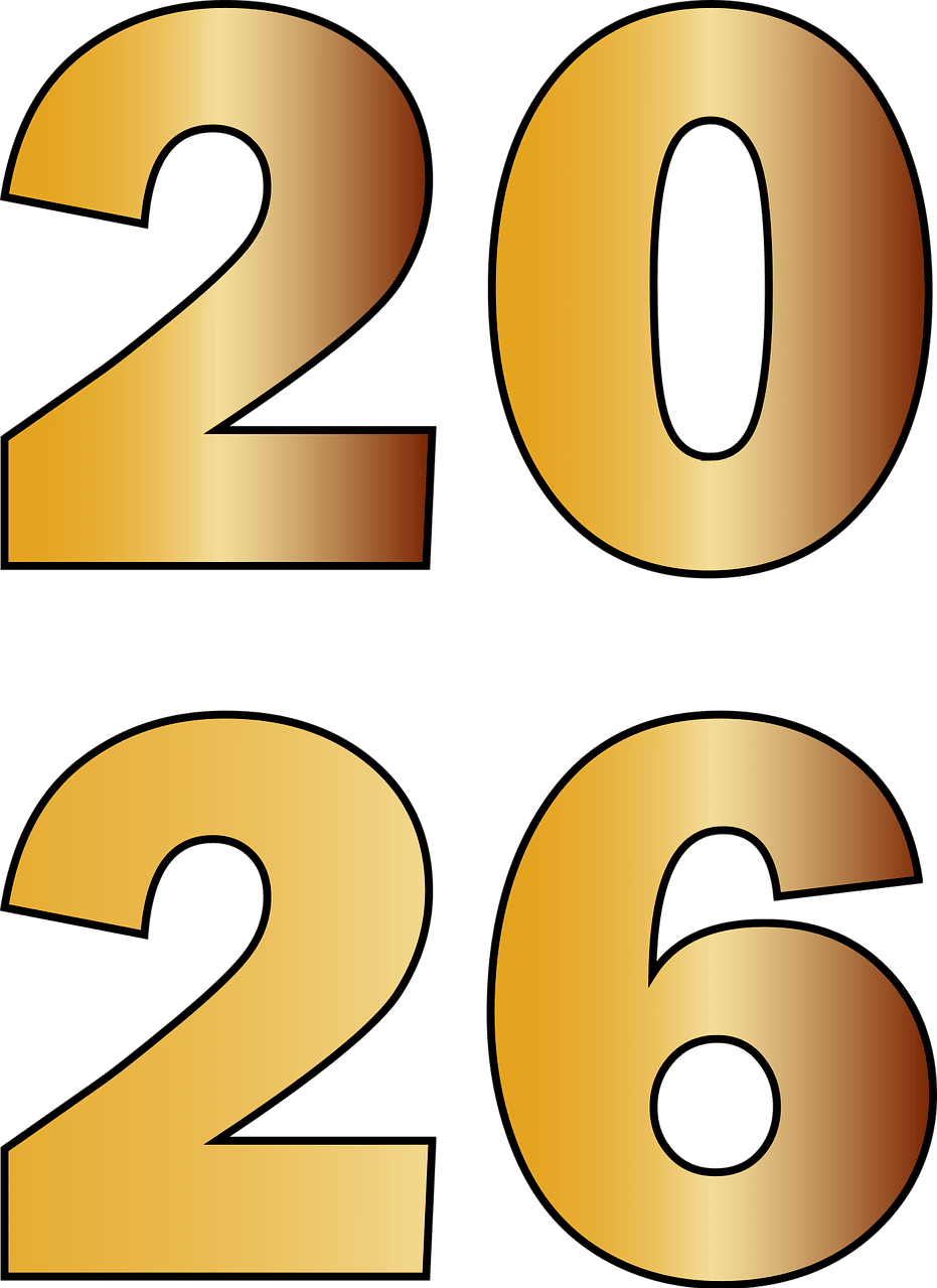 Decorative New Year note from Ranger Station WIL with bold ‘2026’ text, a feather graphic, and a poetic message encouraging reflection, journaling, and goal-setting for the year ahead.