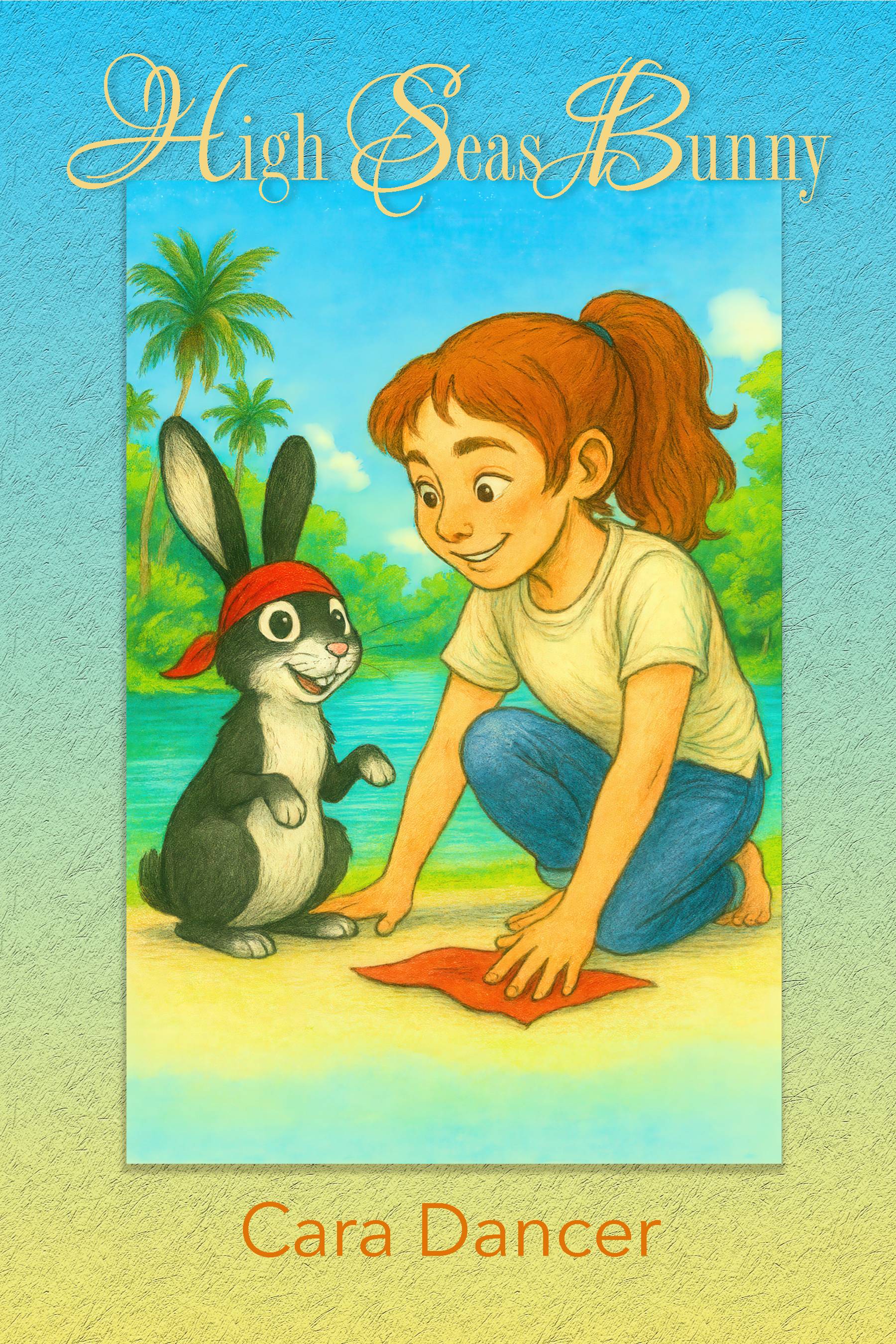 Cover of High Seas Bunny, featuring Abby sailing through waves — an empowering tale of adventure and resilience.