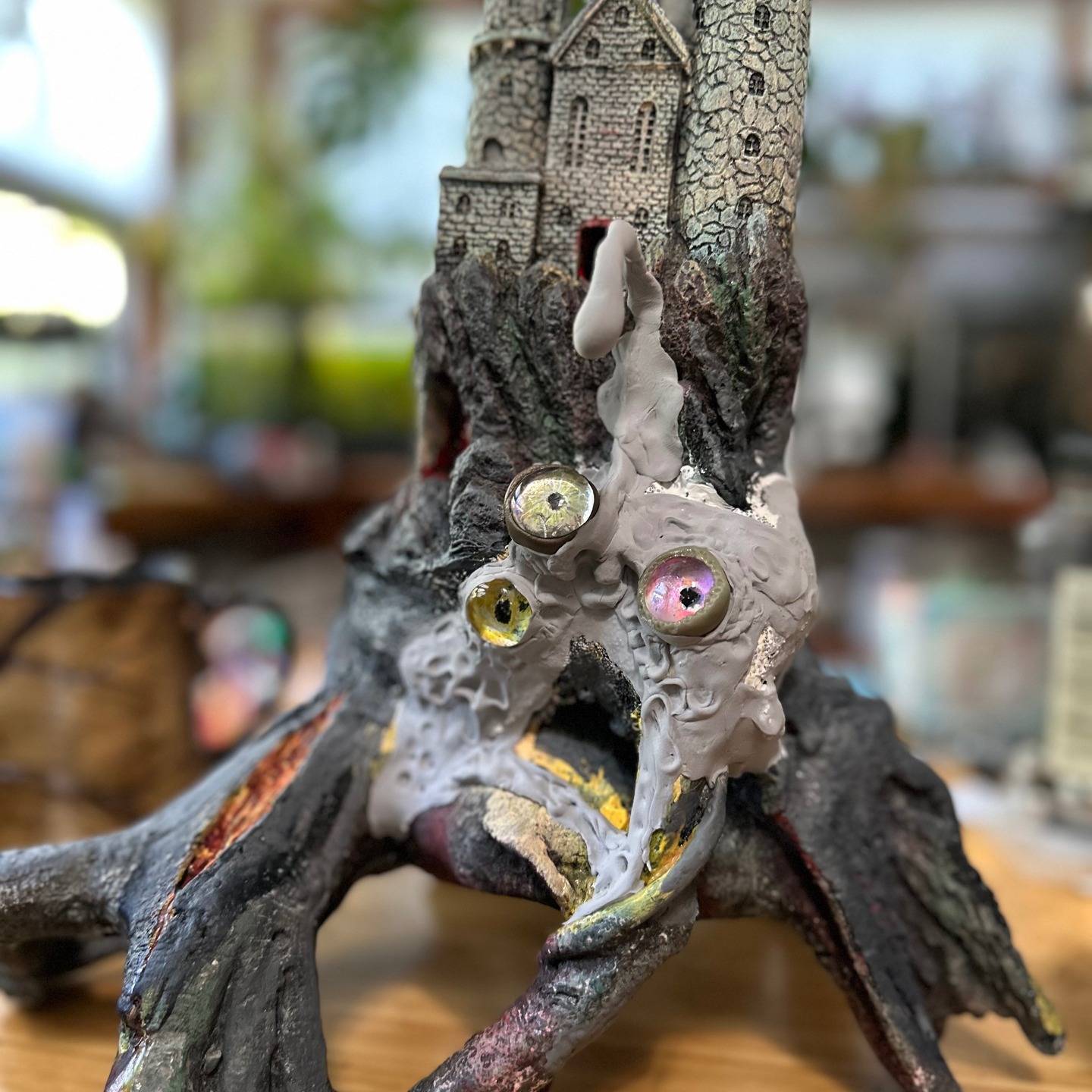 A weekend of making weird lil guys and weird lil clothes. And! Working on my mural a little bit every few days, bc I am NOT USED to such a large surface anymore. it's like 4' x 6'. But it's so much fun to use arm muscles to paint, and not hunch over teeny tiny lil guys all the time. Really enjoying the art life right now.