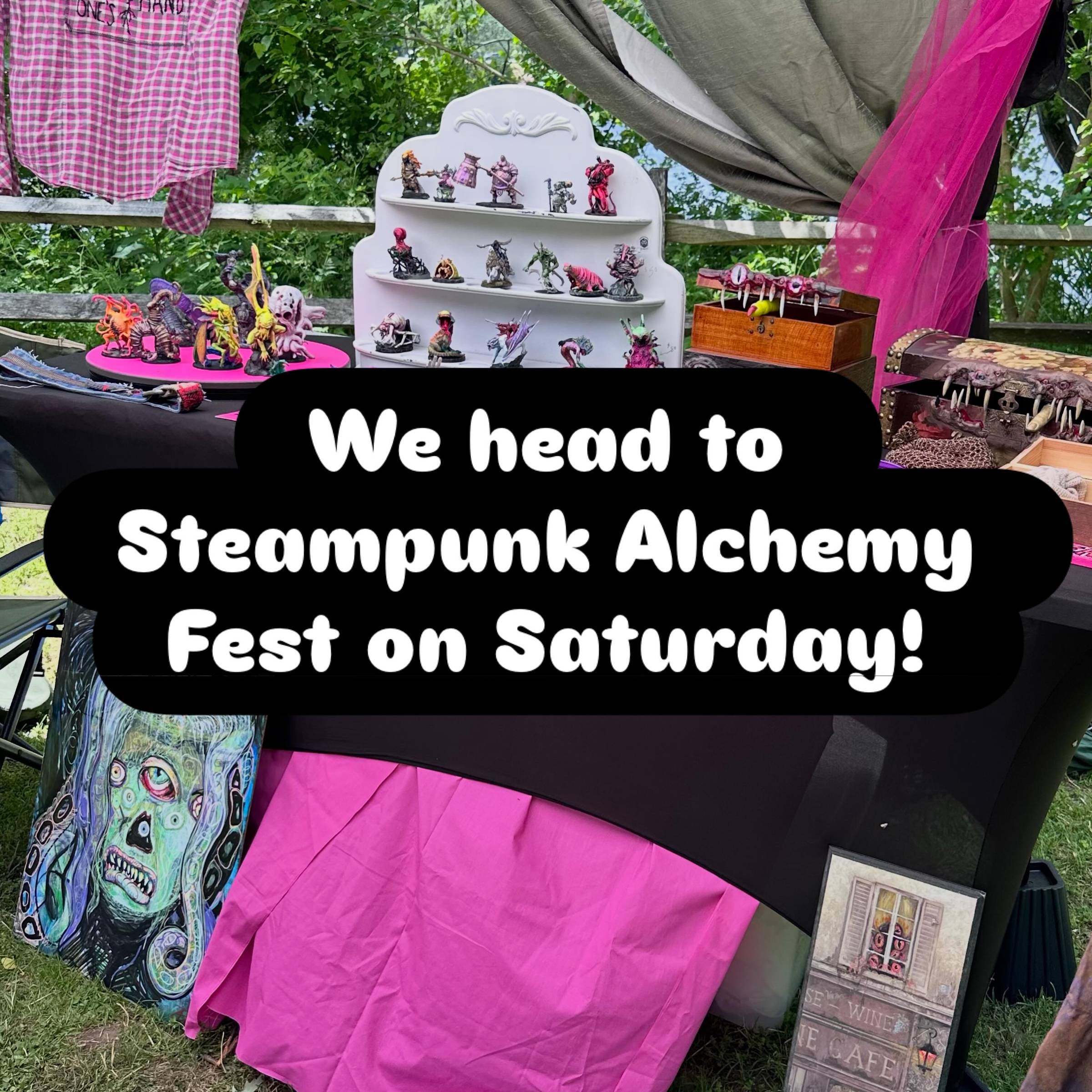 We return to Vasa Park for our first time with @steampunkalchemyfest - 10am to 6pm! 
Come down and check it out!