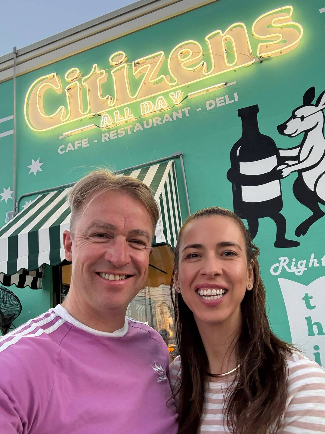 Rode our bikes to dinner