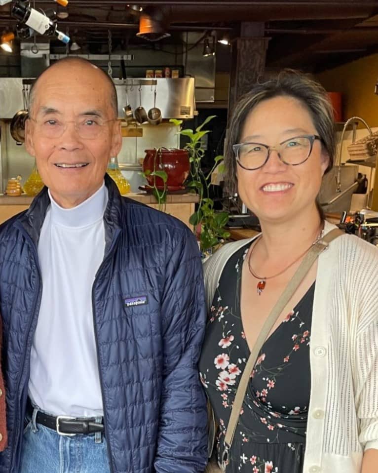 Ann Ishimaru with Dr. Ron Ogawa