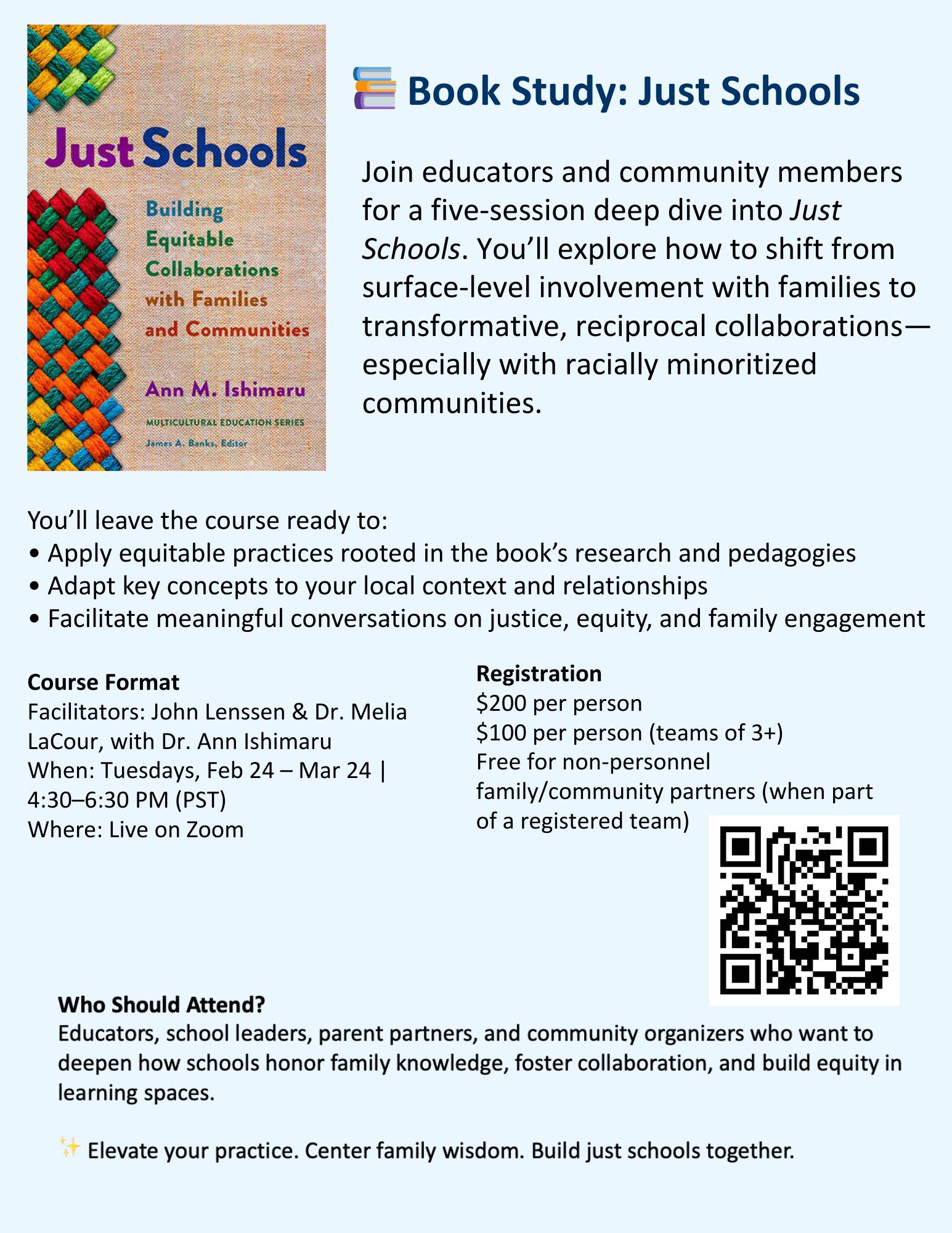 Book Study - Just Schools Event