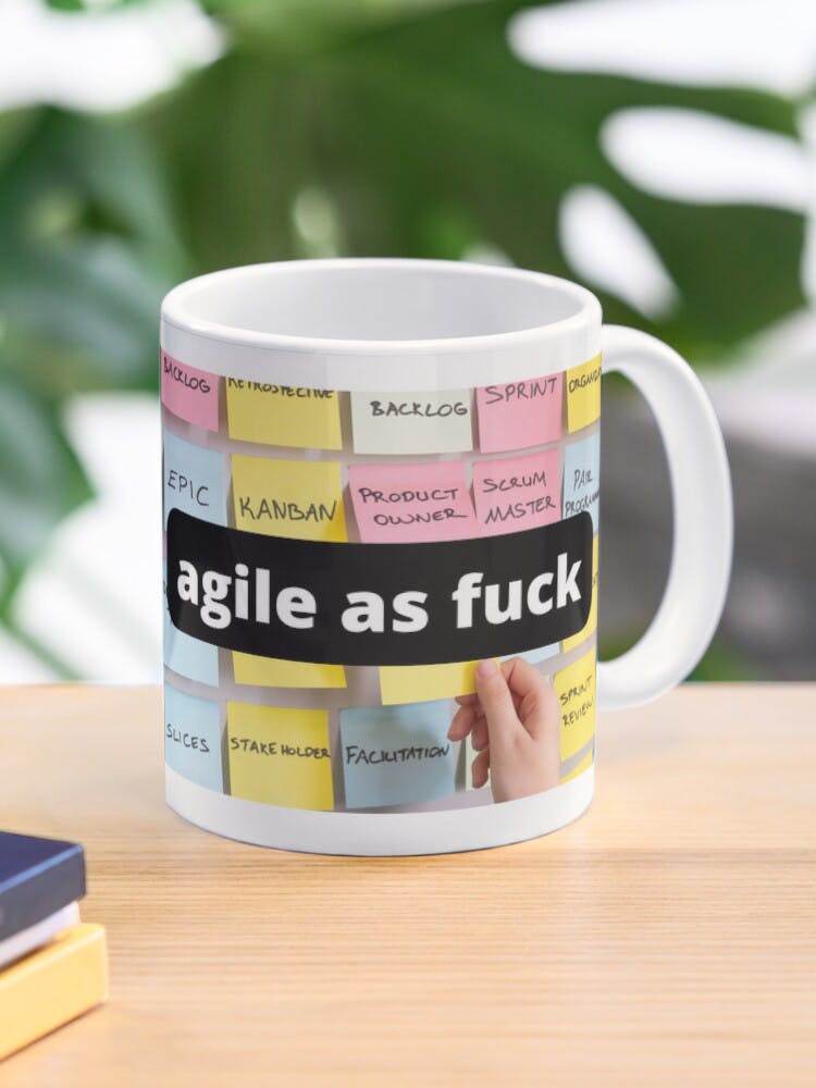 agile as fuck mug