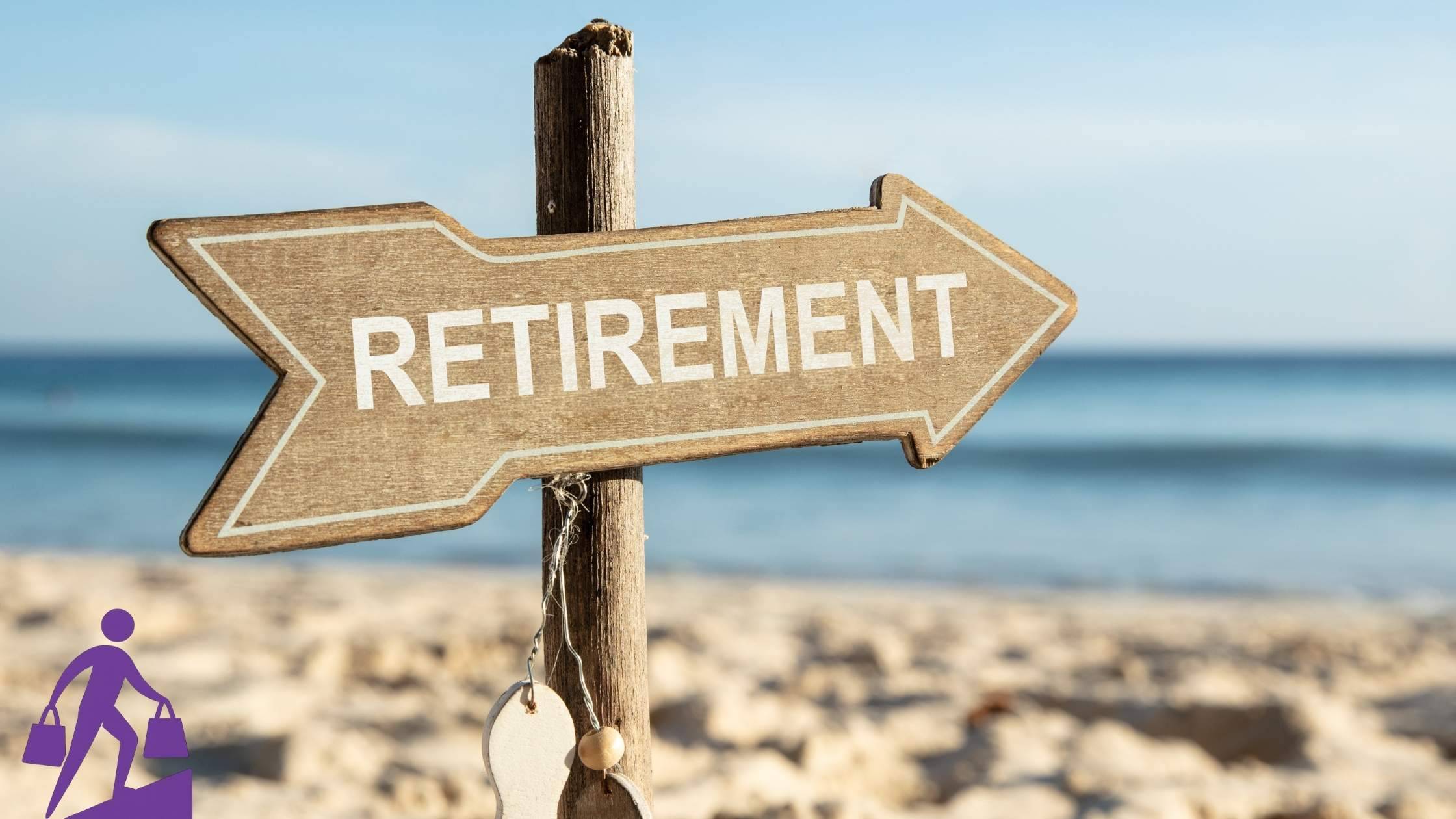 Retirement Sign for people 40+