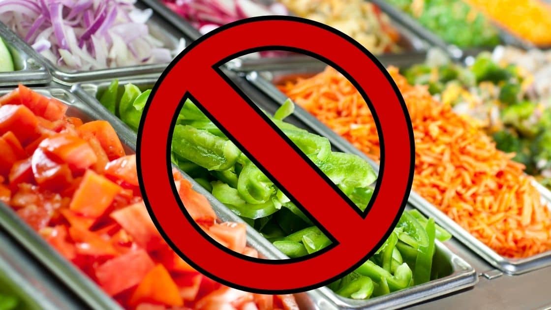 Skipping the salad bar for now.