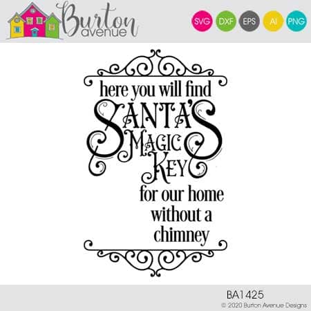 Download Diy Sign For Santa S Magic Key Burton Avenue