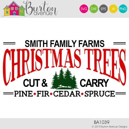 Download Diy Christmas Tree Farm Sign Burton Avenue