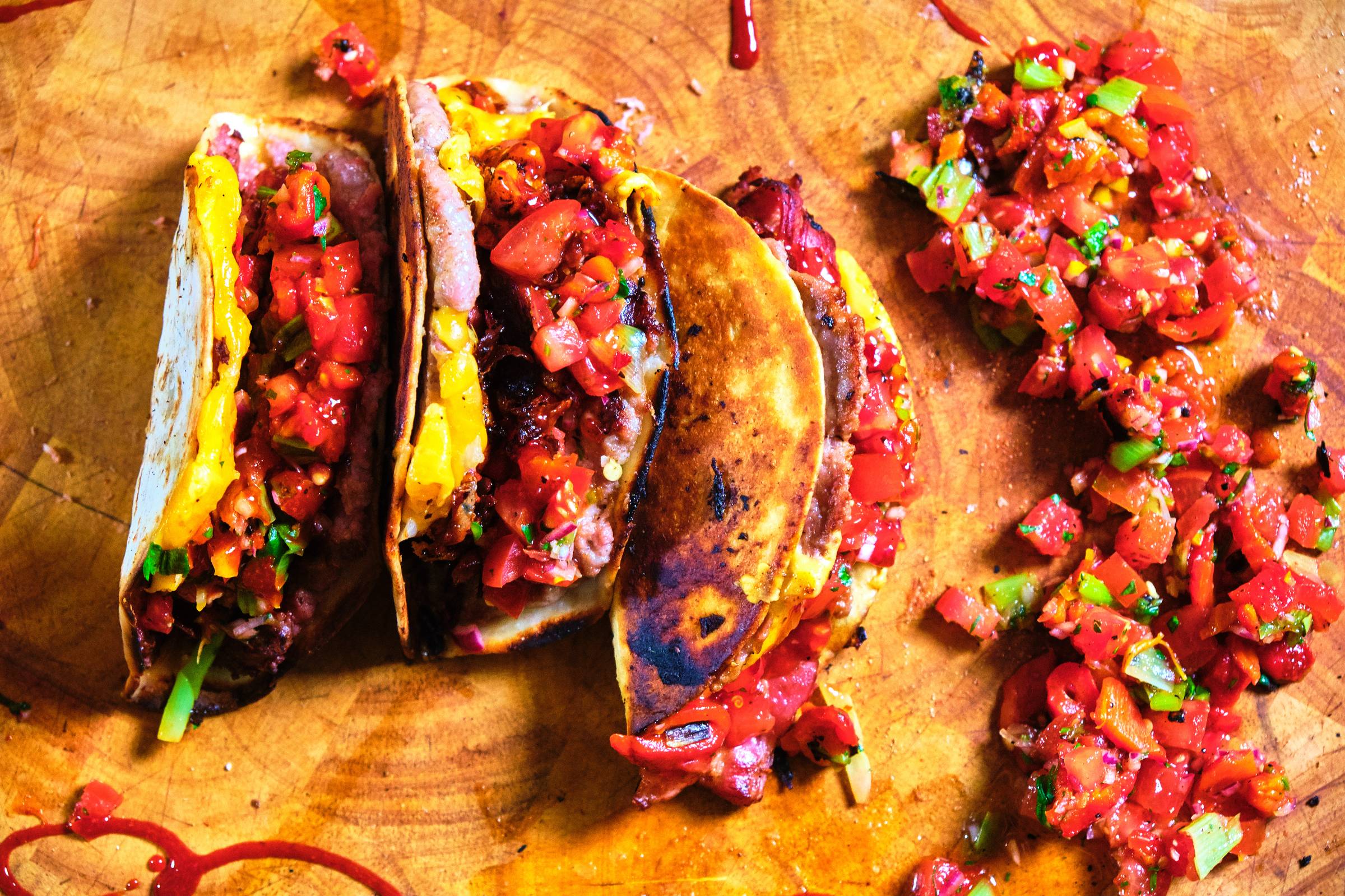 Burger Bratwurst Tacos #tiktokrezept