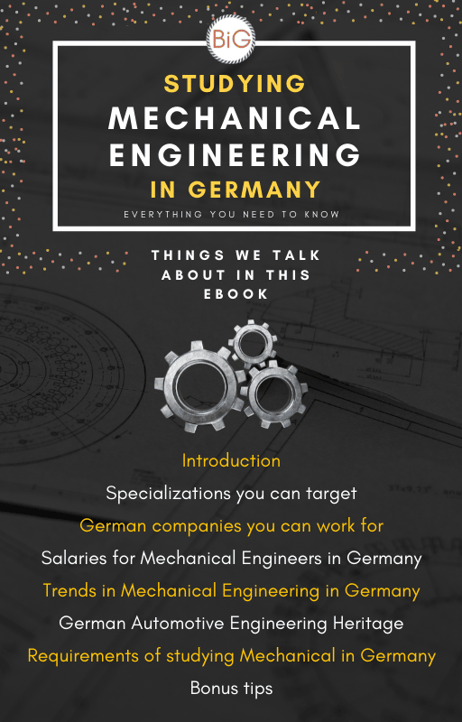 study mechanical engineering in germany in english for free