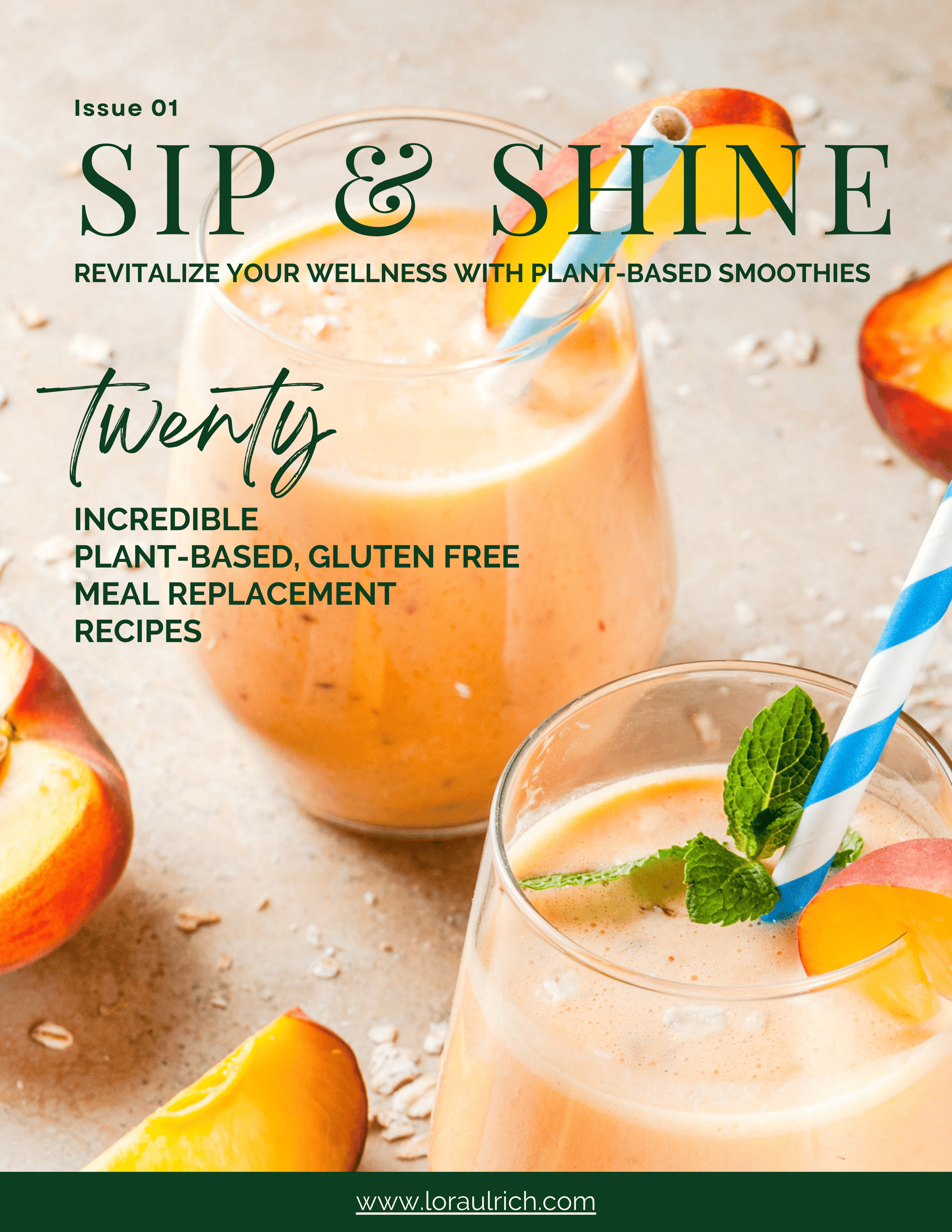 Sip & Shine Smoothie Recipe Book 