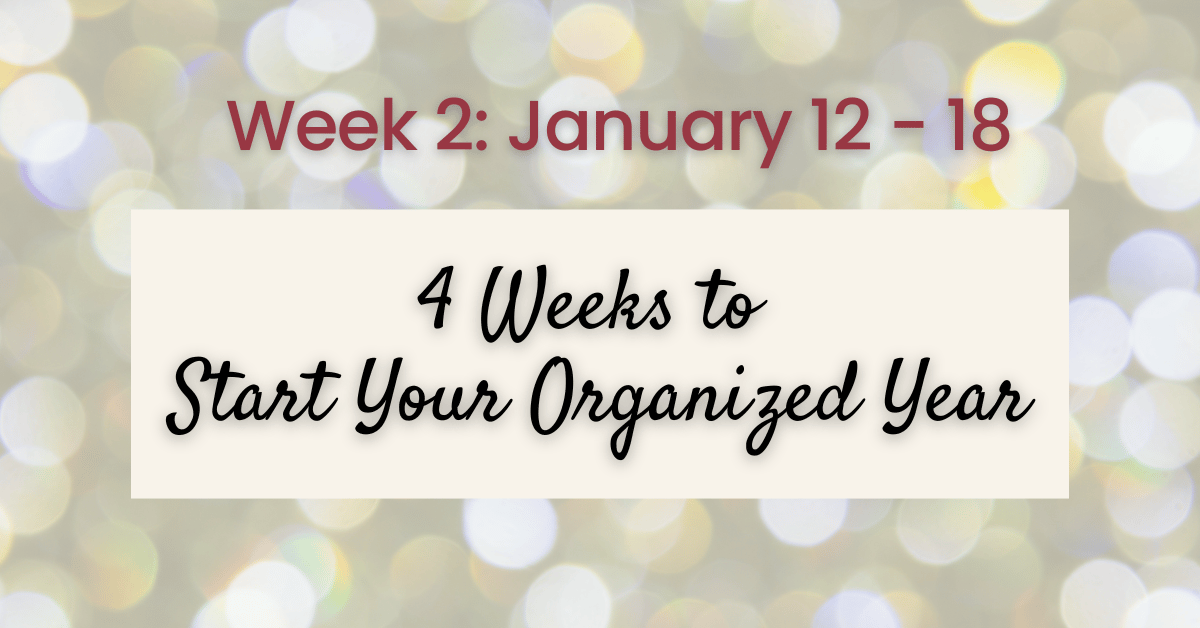 Week 2 Organized Year