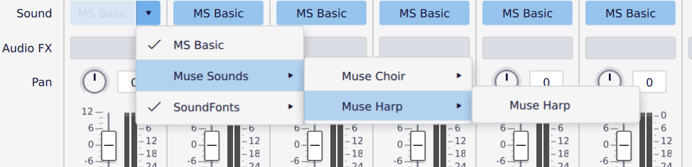 Muse Sounds setup