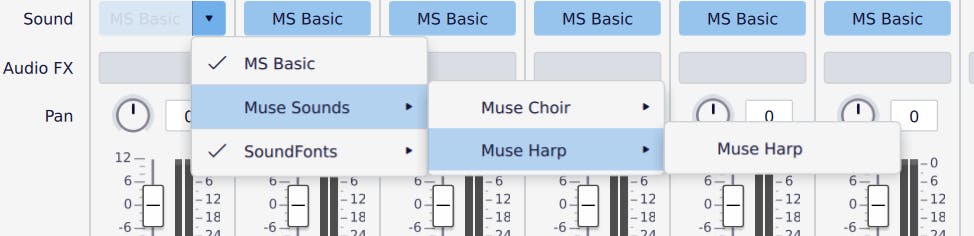 Muse Sounds setup