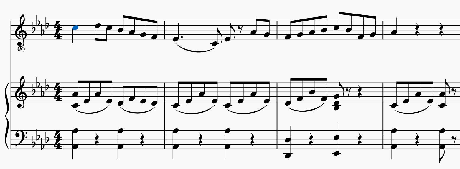 melodic excerpt