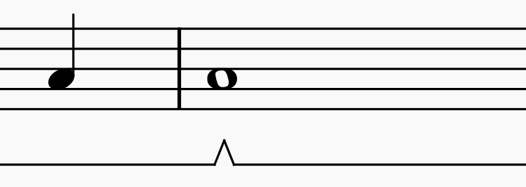 modern pedal marking