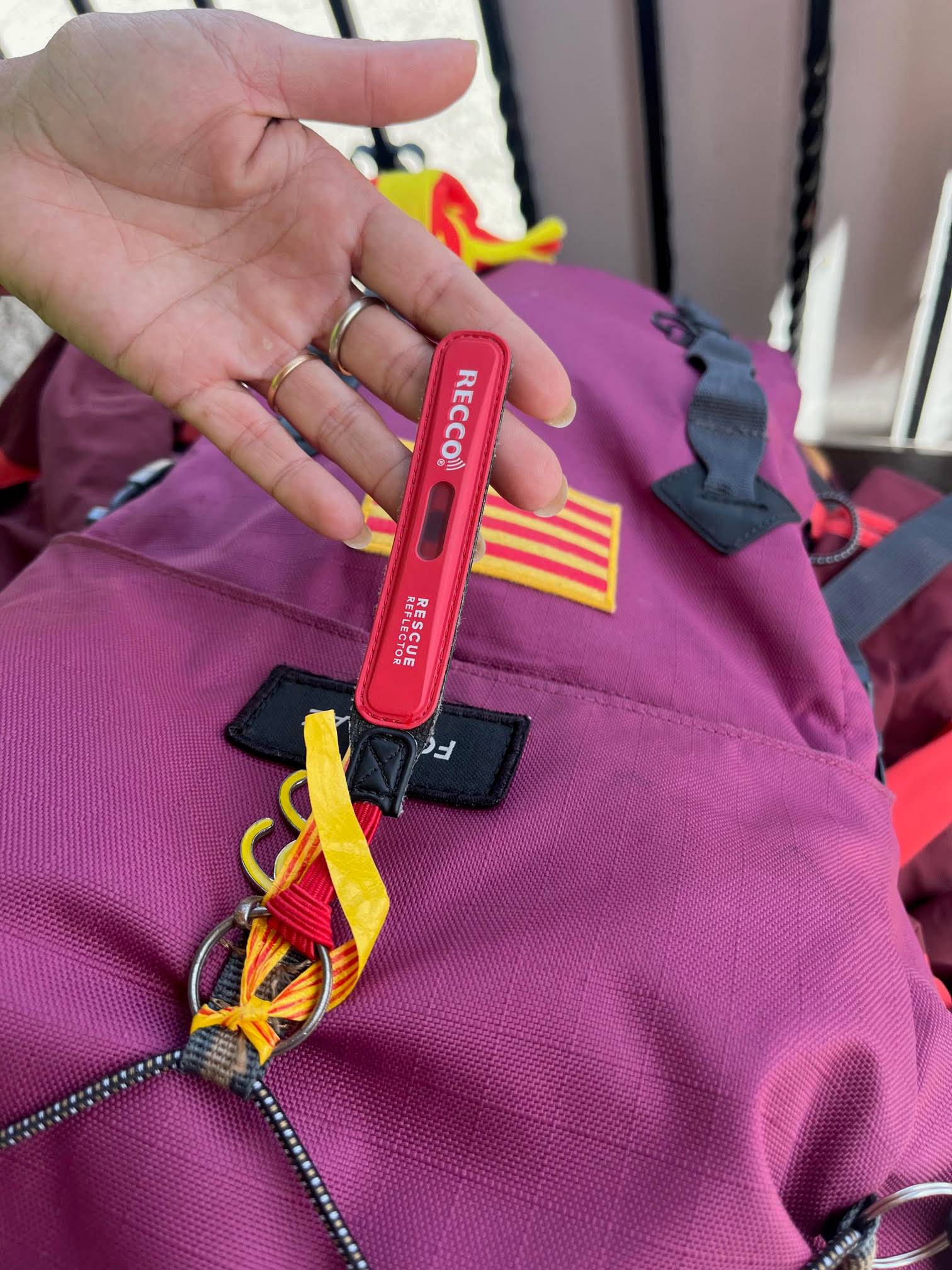 Helicopter reflector tag