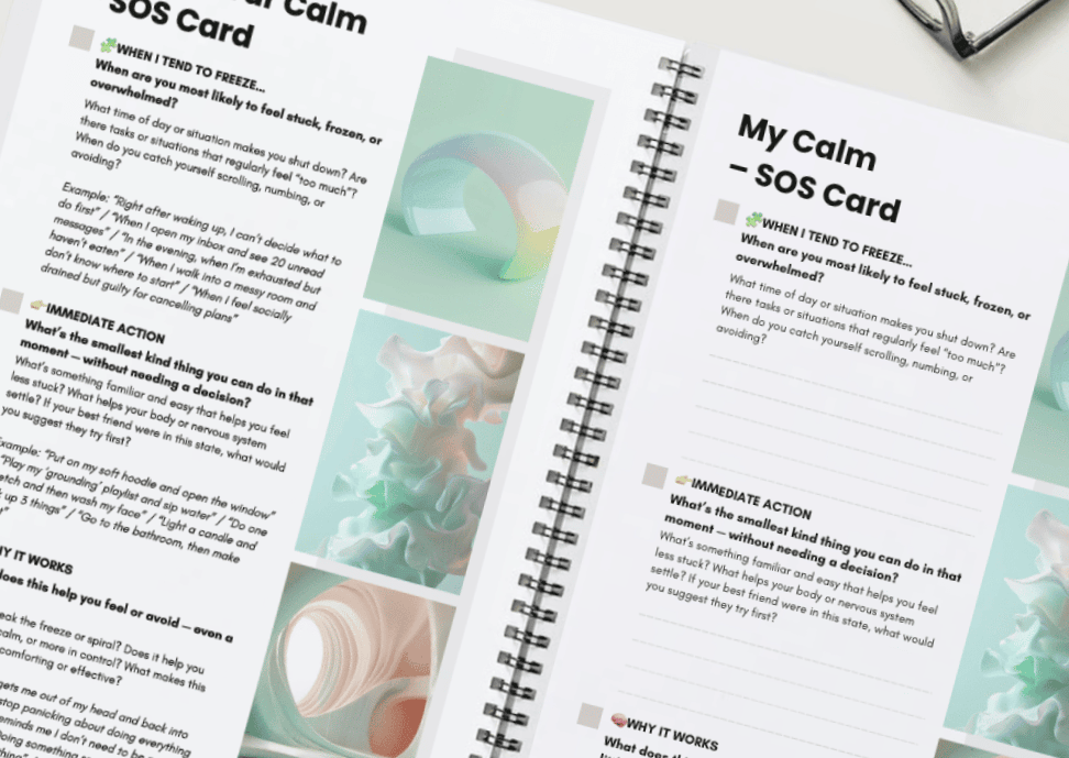 Create Your Calm – SOS Card Toolkit