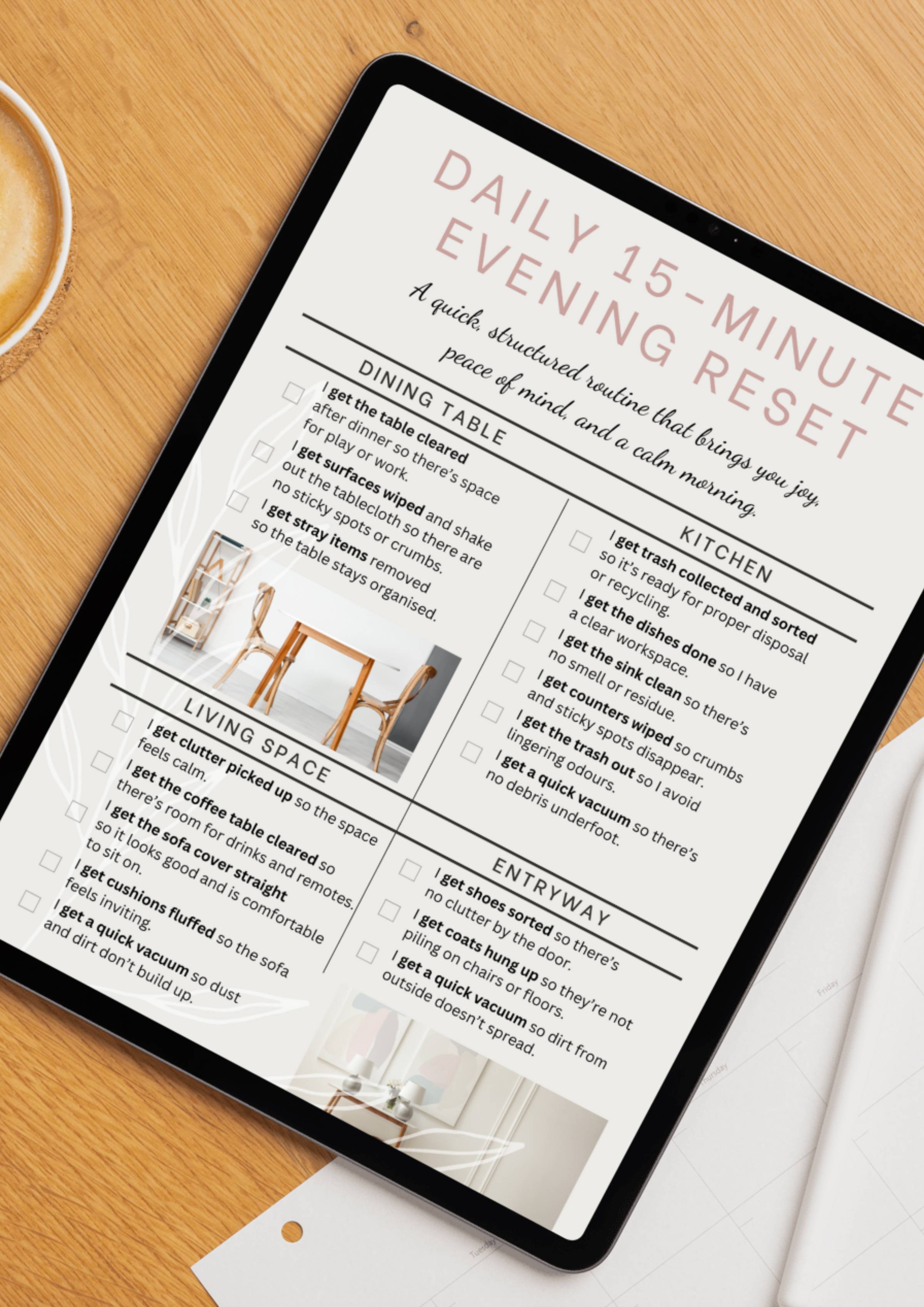 Get Your Home READY for a CALM MORNING: An ADHD-Friendly Evening Routine Checklist