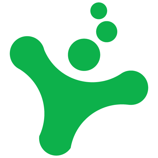 green abstract drawing of a human shape