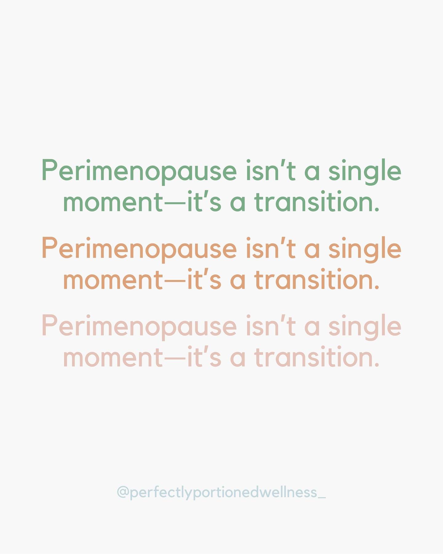 For many women, the first signs are subtle: disrupted sleep, unexpected anxiety, changes in energy or weight. It can feel confusing because it doesn’t arrive all at once.

That’s why we approach perimenopause as a journey, not a single event. By understanding your body’s shifts and focusing on the right foundations—nutrition, movement, sleep, stress—you can navigate this season with clarity instead of guesswork.

You don’t have to go through it alone—we’re here to guide you.

#PerimenopauseAwareness #HormoneHealth #WomensHealth #RealTalk #MidlifeWellness #EmpoweredWomen #MenopauseSupport #HealthJourney #PerimenopauseSupport #NoMoreSilence