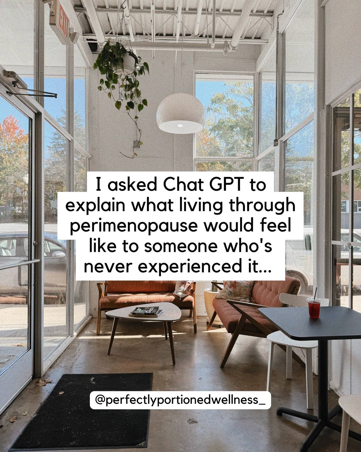 Share this with someone who needs to be validated!

Perimenopause is not “falling apart.” It’s a transition.

#WomensHealth #HormonesMatter #menopause #perimenopause #empoweringwomen #PCOS #endometriosis #atlantafunctionalmedicine #midlifehumor