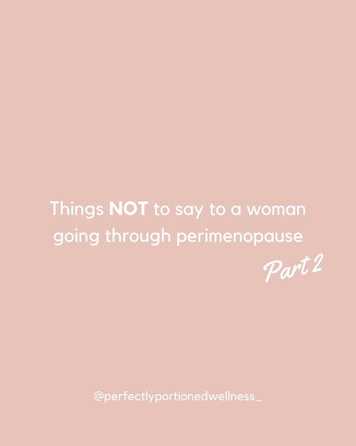If she’s in perimenopause, choose your words wisely. 😅

Hormones are shifting, patience required.
What would you add to this list?

#WomensHealth #HormonesMatter #menopause #perimenopause #empoweringwomen #PCOS #endometriosis #atlantafunctionalmedicine #midlifehumor