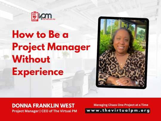 how to be a project manager without experience