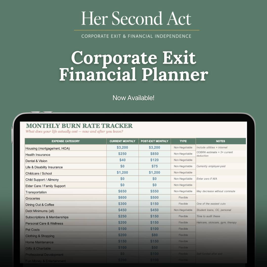 Corporate Exit Financial Planner