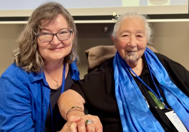 Cathy Fitzgerald Haumea Ecoversity with Maori Elder and Earth Charter Commissioner