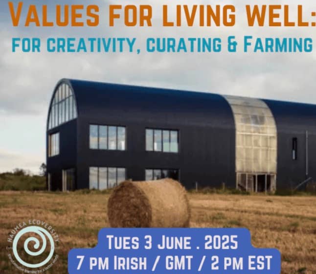 Karla Sanchez: BlackBird Cultur Lab talk: Values for Living Well for Creativity, Curating and Farming