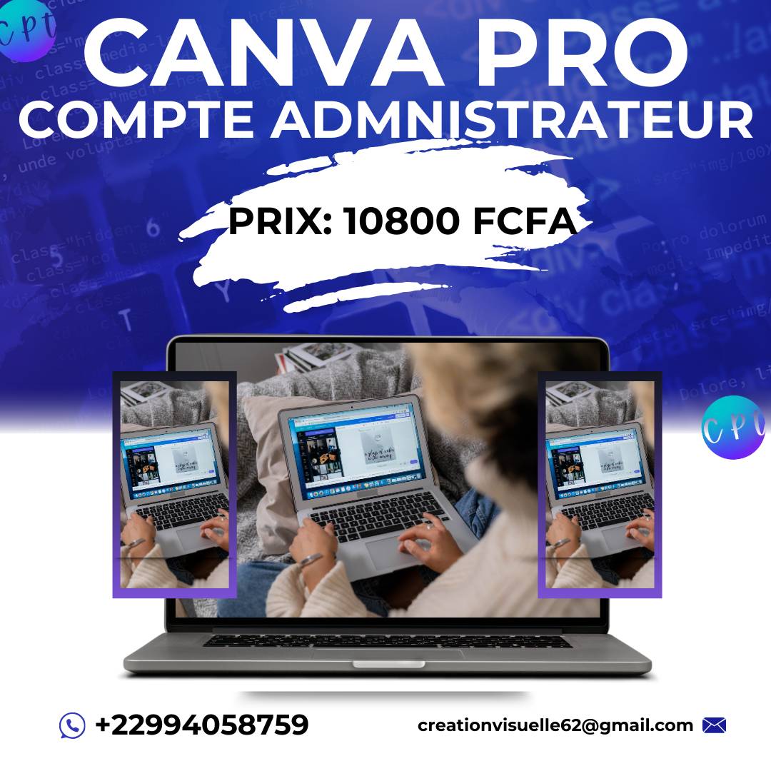 CANVA PRO ASMINISTRATEUR