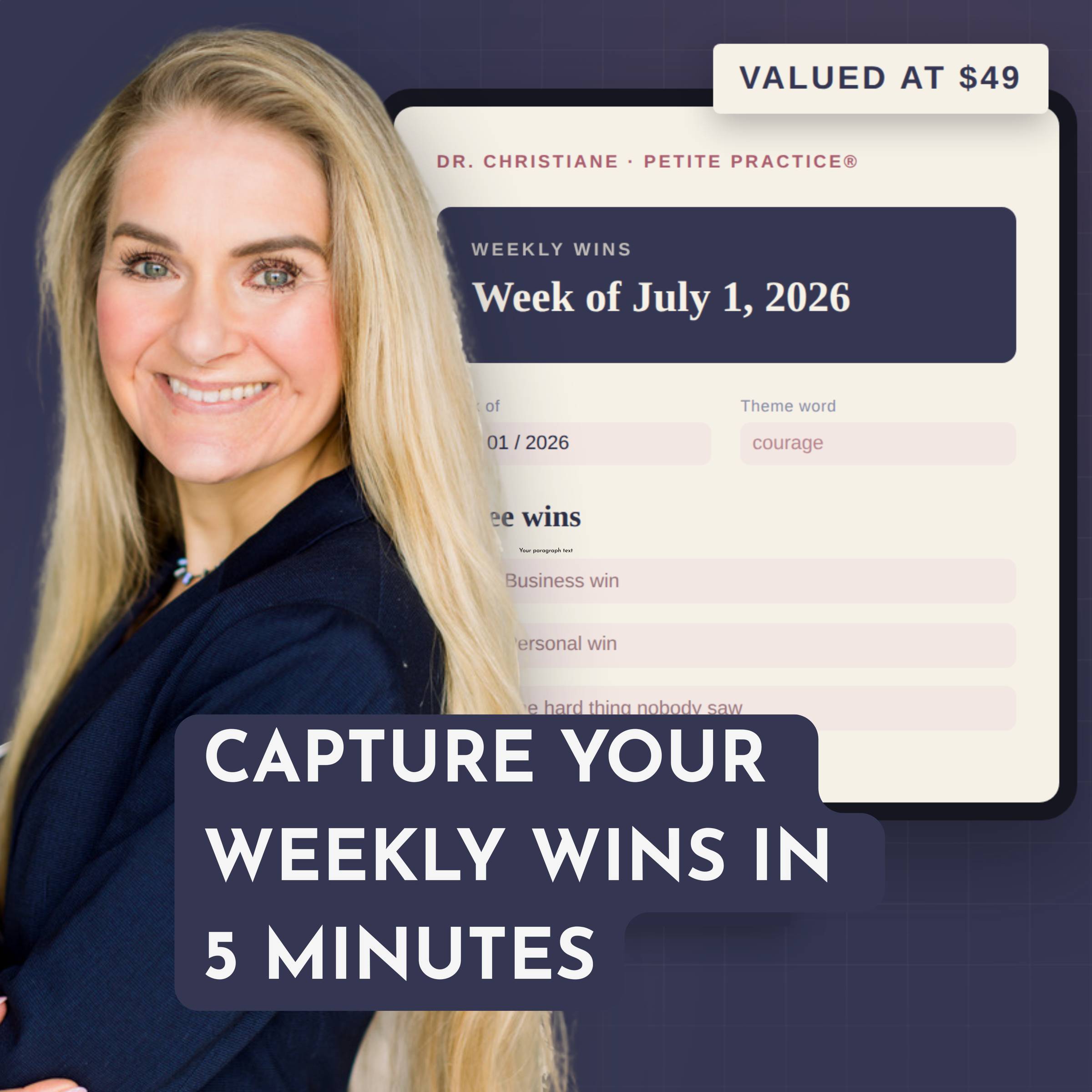 The Weekly Wins Tracker preview