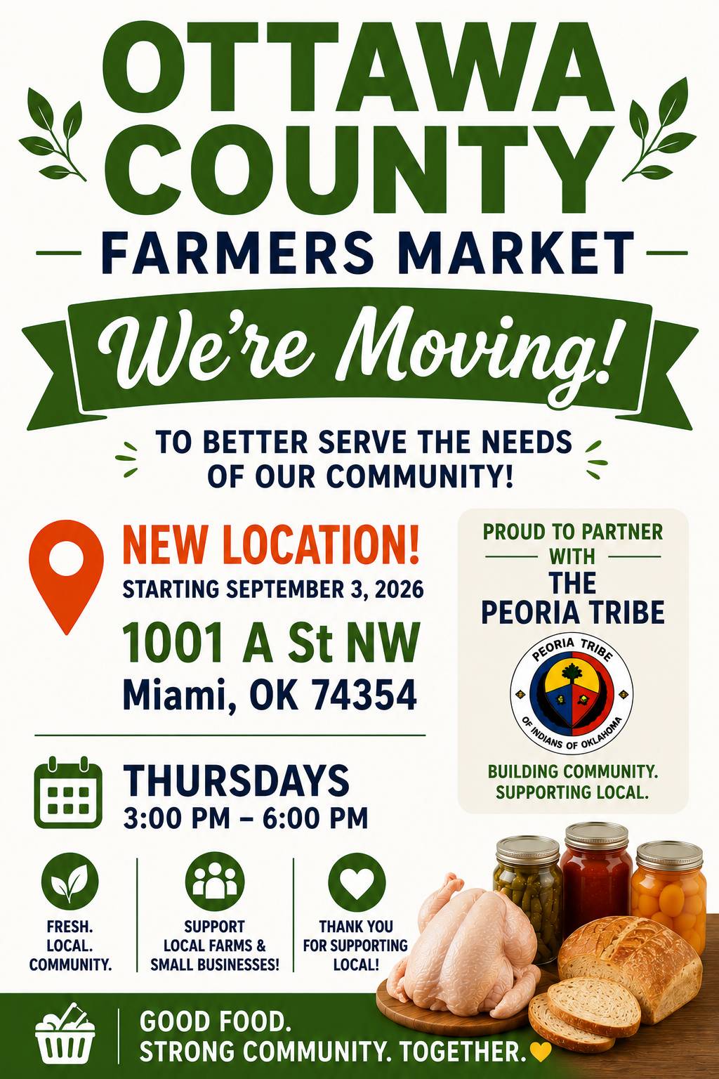 Ottawa County Farmers Market New Location