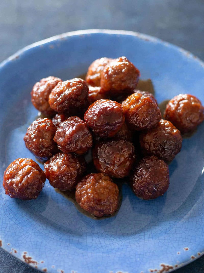 BBQ and Grape Jelly Meatballs