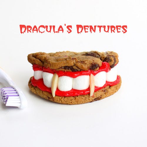 Dracula's Dentures for Halloween