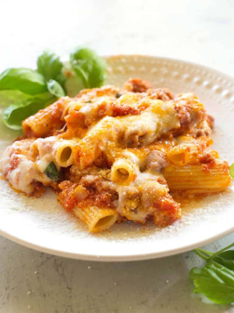 Easy Baked Ziti