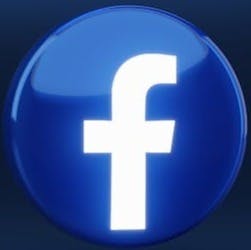 Facebook icon - links to my business page 