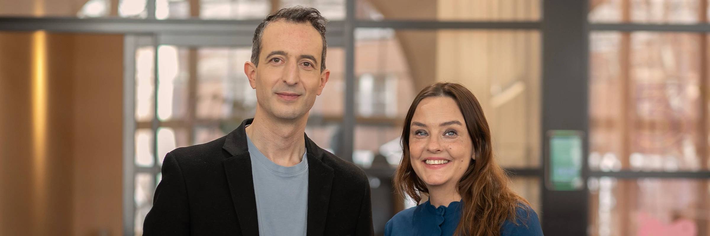 Bild på David och Maria från Jämställt