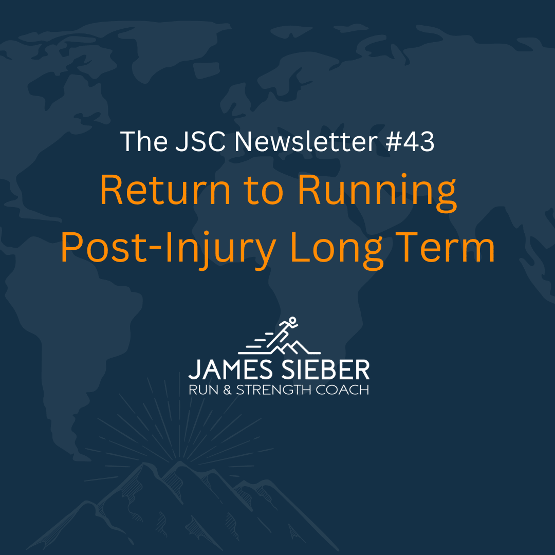 Stop getting injured when running. Tips of how to prevent injuries by Coach James Sieber
