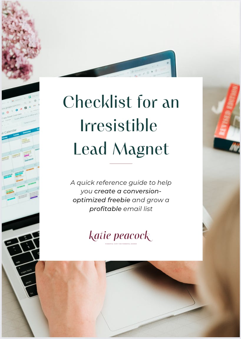 Lead Magnet checklist cover image