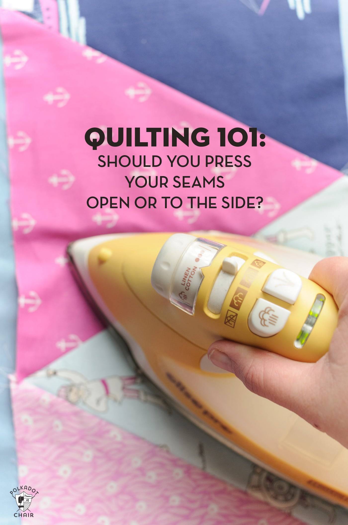 🧵 Quilting 101 All About Seam Pressing!
