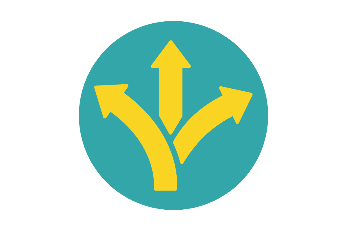 Decision-Making Tools: Arrows in Different Directions